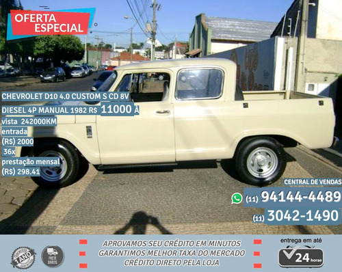 Chevrolet D10 4.0 Custom 4.0 Custom S Cd 8v