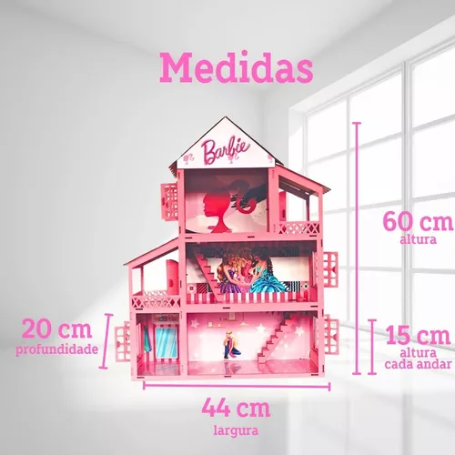 Jogo de Sala para Casa da Barbie em Madeira
