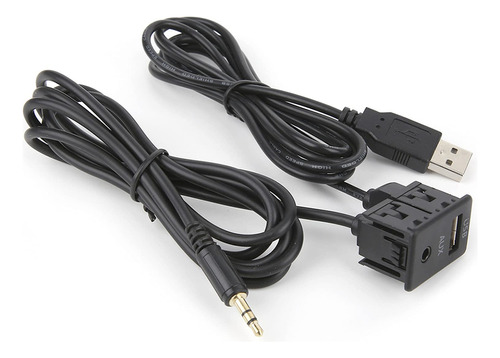 Aramox Cable De Audio Usb Aux De Cobre Y Pvc De 0.138in, 28