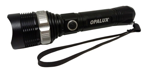 Linterna Táctica De Metal Recargable C/ Zoom Opalux Op-4927n