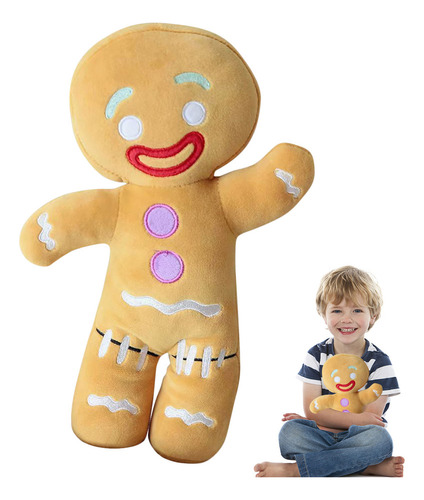 Brinquedos De Biscoito De Pelúcia Gingerbread Man 30 Cm,