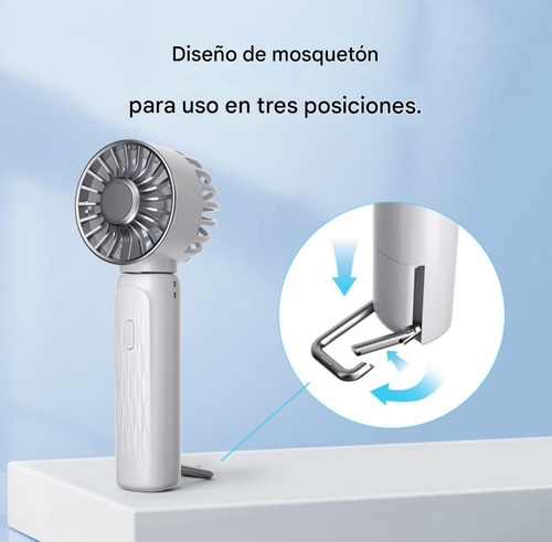 Ventilador De Mano Usb Pequeño Turbo Alta Velocidad Estudiar
