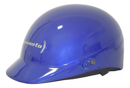 Casco Protector Promoto Azul Orgi Motocicleta