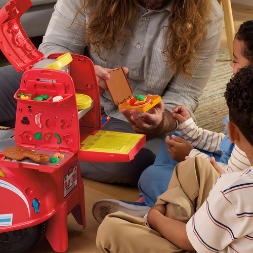 Play Doh Moto Scooter Repartidor De Pizzas / Diverti