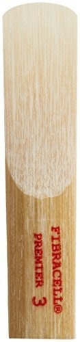 Fibracell Premier Sintético Saxofón Alto Reed Fuerza 3.