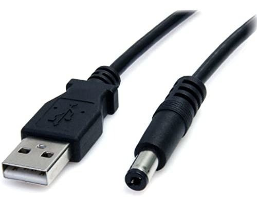 Cable De Alimentación Usb A Barril Tipo M 5v