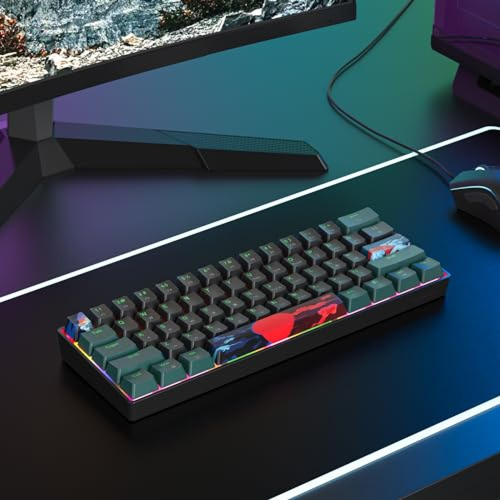 Teclado Mecanico Ussixchare 60% Teclado Mecánico Mini Teclad