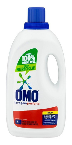 Sabão Líquido Omo Lavagem Perfeita Galão 3 L