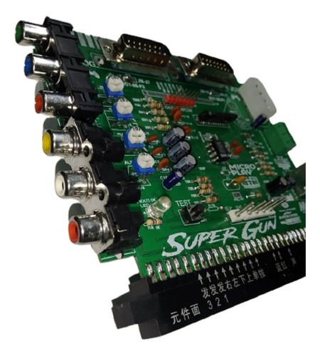 Super Gun Neo Geo Capcom - Av/componente/svideo + Cabo Chute