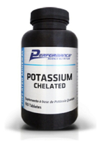 Potássio Mineral Quelato 54 Mg Performance Nutrition 100 Tab