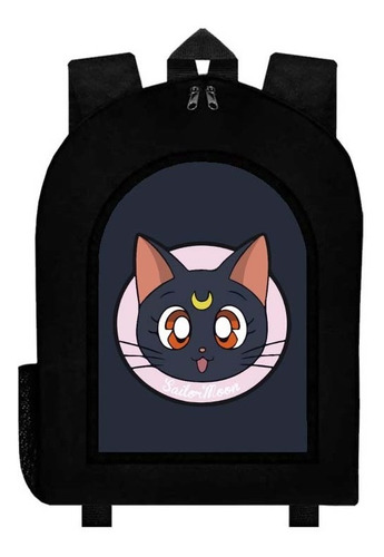 Mochila Negra Sailor Moon A240