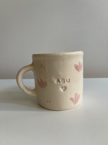 Set Plato Pocillo Flores Porcelana Artesanal Oro Nude Taza Pocillo Flores