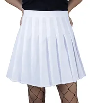Comprar Faldas Tableadas Blancas, Bonitas Y De Gran Calidad