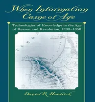 Comprar Libro When Information Came Of Age : Technologies Of Know...