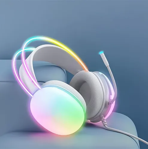 Riclares Gamer Xtrike Me Gh-511 Lz Rgb Microfono 20w X® Color Blanco