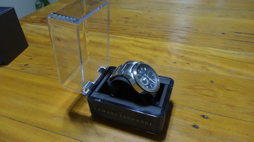 Relógio Armani Exchange Ax1403 Cinza Metal Caixa Manual