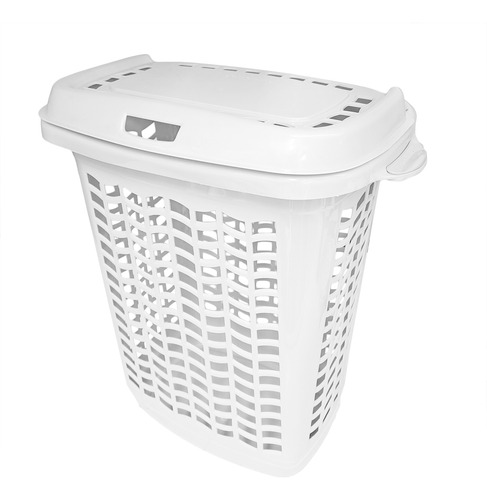 Cesto Canasto Ropa Sucia Baño Lavadero C/asas C/tapa X3 Uni.