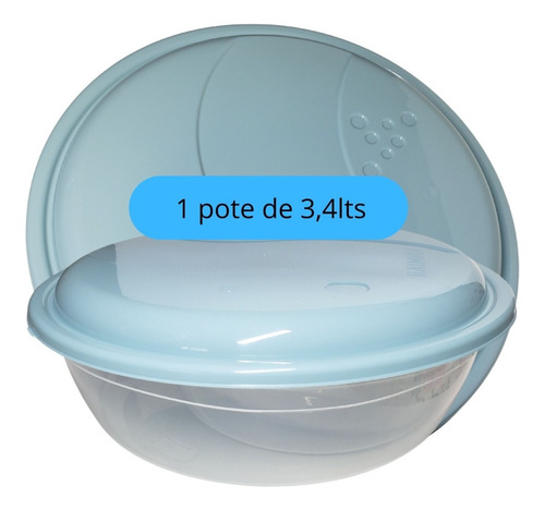 Imagem 3 de 8 de Potes Para Mantimentos Kit Vasilhas Plásticas Com Tampa Nf-e
