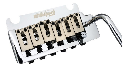 Wilkinson Guitar Bridge Con 2 Puntos De Agudo/cromado