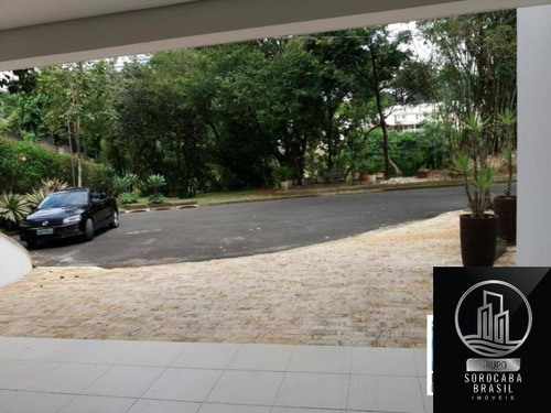 Espetacular Sobrado Com 4 Dormitórios À Venda, 500 M² Por R$ 2.800.000 - Condomínio Lago Da Boa Vista - Sorocaba/sp, Próximo Á Padaria Real. - Ca00069 - 67650829