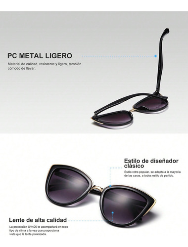 Gafas Vintage Para Mujer Con Estilo