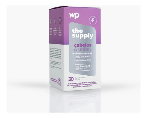 Kit 2 Vitaminas Para Cabelos E Unhas Da Wpink Virginia Sabor Sem Sabor Sem Sabor