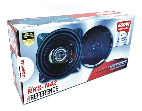 Par Bocinas 4 Pulgadas 2 Vías 45 W Rms Rockseries Rks-n42