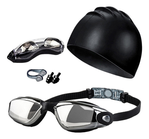 / 5 En 1 Kit Gafas De Natación Protección Uv Antiempaño