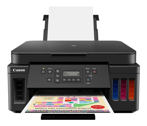 Impresora a color multifunción Canon Pixma G6010 con wifi negra 100V/240V G6010