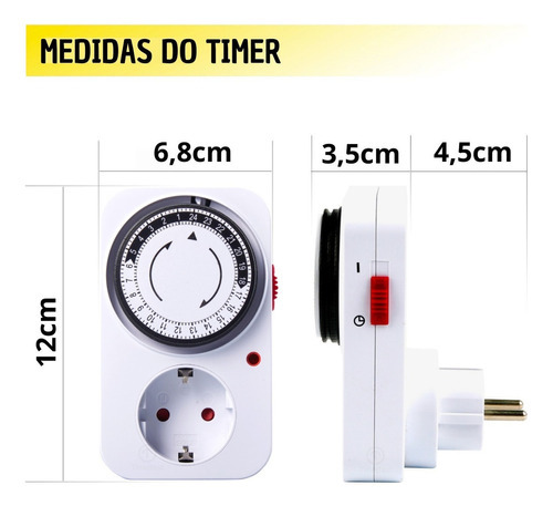 Temporizador Analógico 24h Bivolt Bestfer