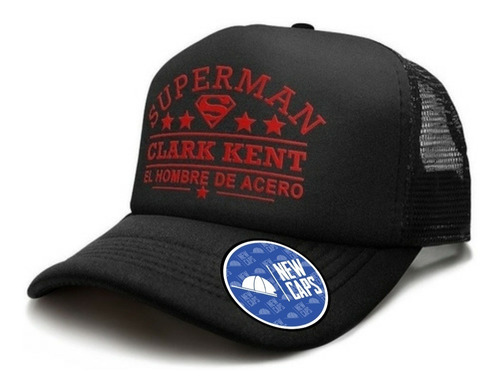  Gorra Trucker Superman Clark Kent New Caps