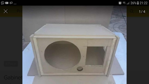 Gabinete 1x12 Com Alça E Pintura