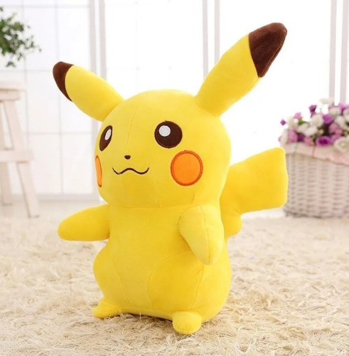 Imagen 1 de 2 de Peluche Pokemon Pikachu 30cm