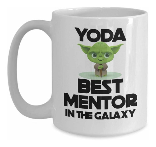 Yoda Best Mentor Taza Divertida De Cumpleaños Con Agradecimi