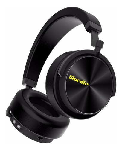 Auriculares Bluetooth Bluedio T5 con micrófono integrado, color negro