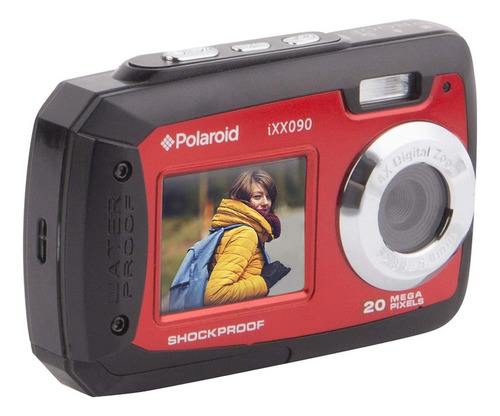 Camara Digital Polaroid Ixx090 Doble Pantalla Sumergible