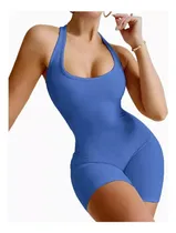 Comprar Nuevo Mono Deportivo Corto Push Up Ultracomfo For Mujer