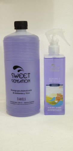 Combo Sweet Sensation Fragancia Textil 300ml + 1 Lit Kids