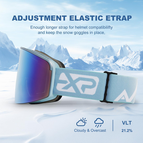 Exp Vision Goggles, Gafas De Nieve De Lente Magnética Con Y