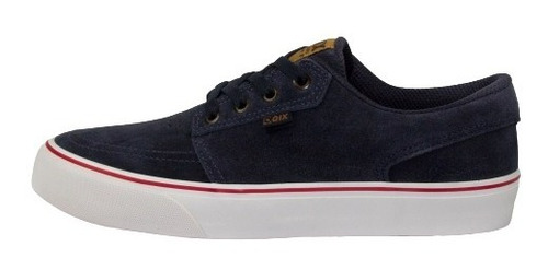 Tênis Masculino Qix Next Vulc Camurça Azul Marinho Promoção