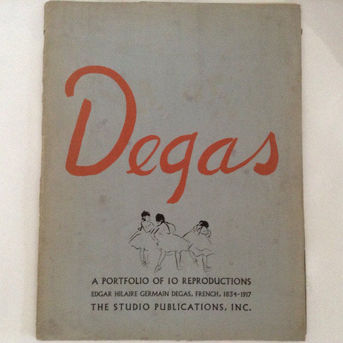Degas A Portafolio Of 10 Reproductions  (Reacondicionado)