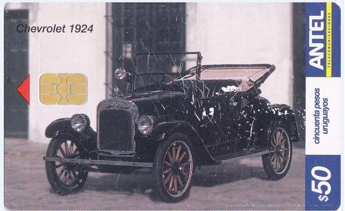 Uruguay Tarjeta Teléfono Tc Nº359 Cachila Chevrolet Año 1924