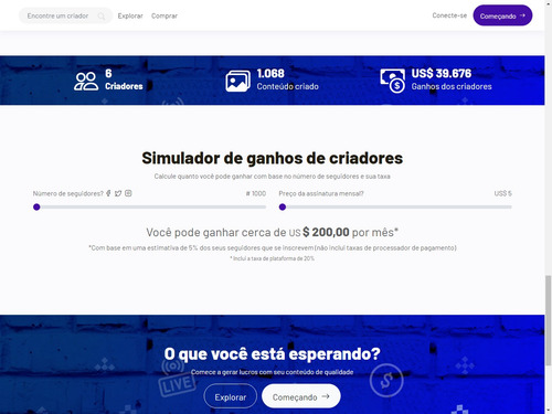 Sistema Para Criadores De Conteúdo Semelhante Onlyfans