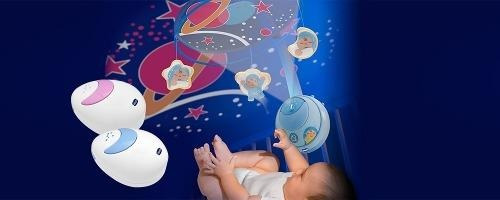 Imagen 2 de 4 de Chicco Móvil Para Cuna Estrellas Mágicas, Color Azul