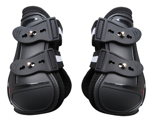 Imagen 9 de 10 de Caballo Campana Botas Piernas Delantero + Trasero Negro Xl