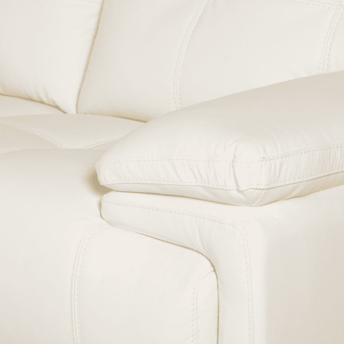 Rosen Sofá Seccional 6974 Cuero Izquierdo Blanco