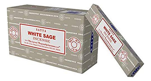 Varillas De   Nag Champa White Sage, Paquete De 12 Paqu...