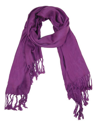 Chal De Pashmina Clásico Para Mujer Ctm®, Púrpura