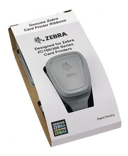 Imagen 3 de 6 de Ribbon Tarjetas Zebra Ymcko 200 Imag. Para Zc100 / Zc300