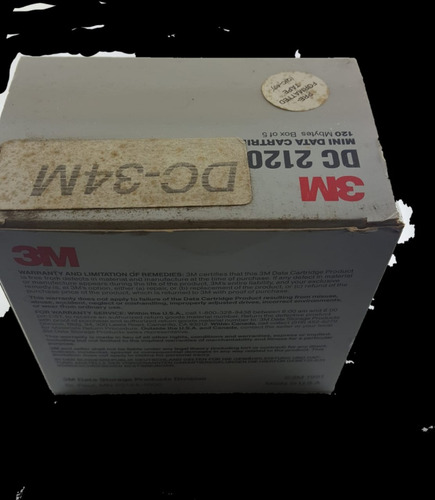 3m Dc 2120 Mini Data Cartridge 120mb